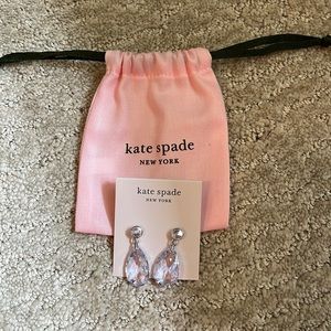 Kate Spade New York Sparkling Chandelier Drop Earrings -worn once